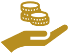 Philanthropy with solid fill